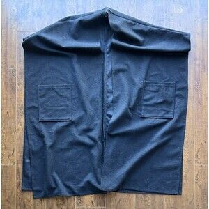 Urban Outfitters Black Oversized Knit Poncho Cape One Size Warm Sweater